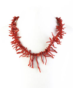 Collana Rami di Corallo Rosso Resina